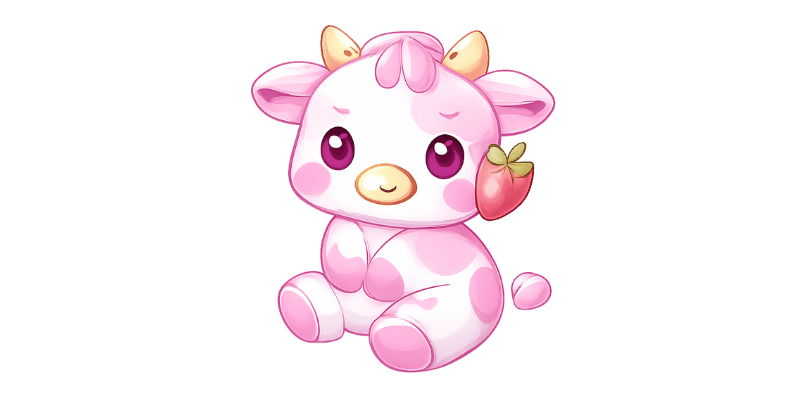 Pink Cow Plush